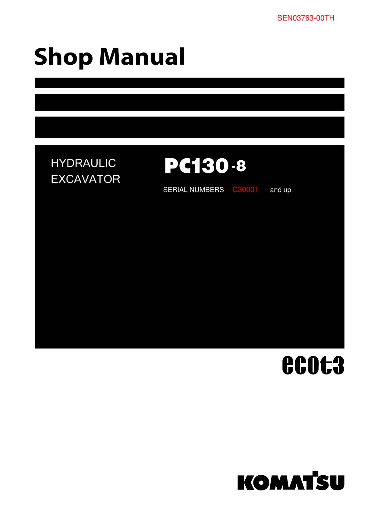PC130-8 Shop Manual